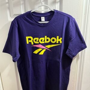 Reebok Men's Tee in Purple and Yellow
